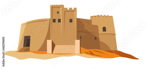 Tela Old fortification building or castle landmark