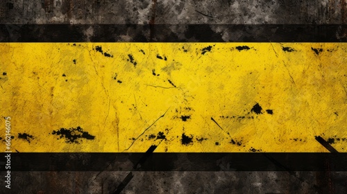 A grungy design featuring diagonal yellow and black stripes, intended for industrial warning purposes. This background serves as a cautionary visual for construction and safety-related contexts
