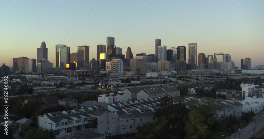Aerial view of downtown Houston, Texas and surrounding area. Aerial view of downtown Houston, Texas and surrounding area.