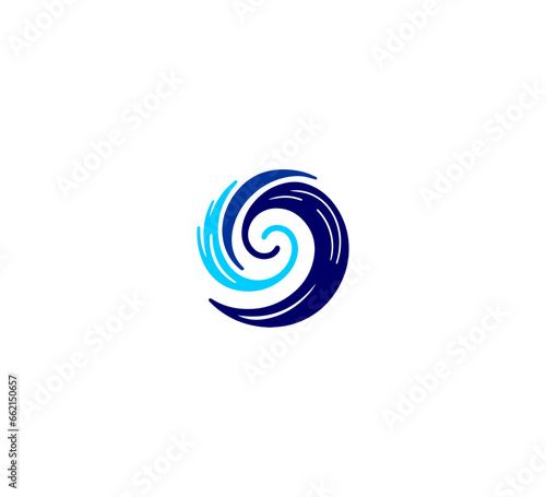 hurricane logo icon vector template photo