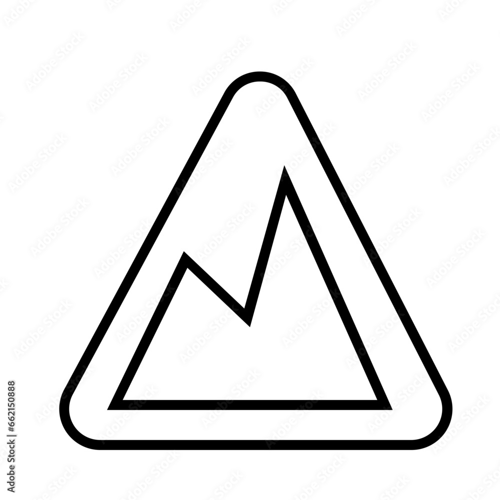 Camp Place Icon and Illustration in Line Style Camp Place Icon and Illustration in Line Style