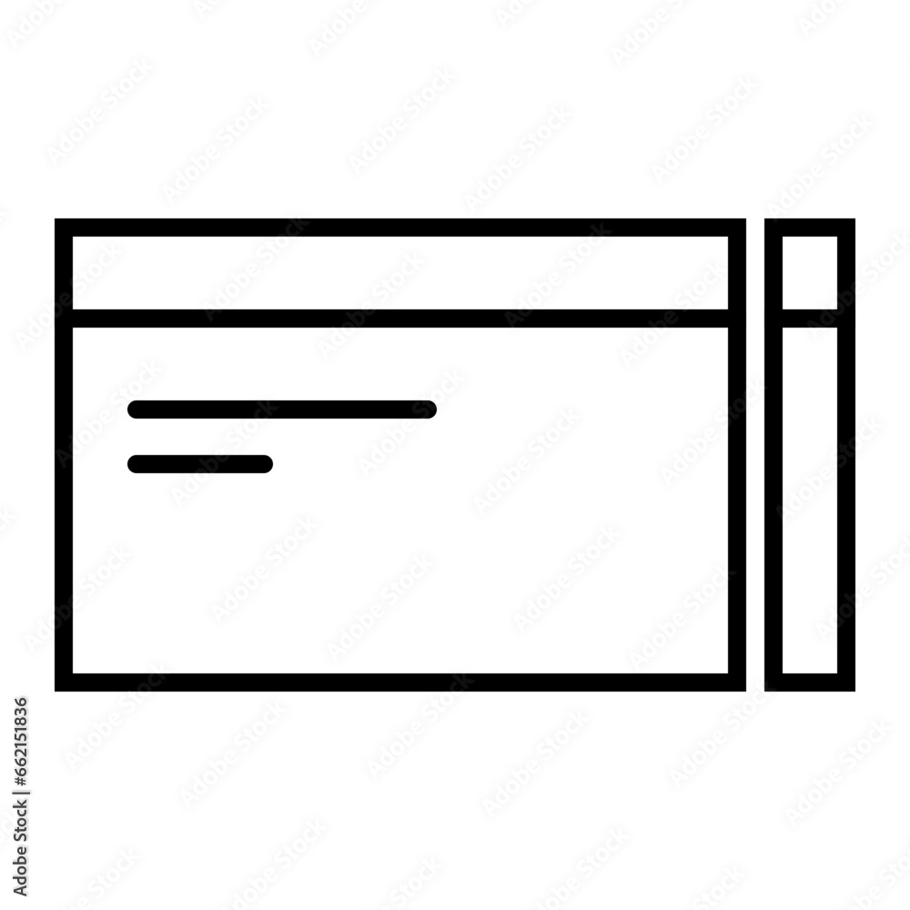 Tearing the Envelope Icon and Illustration in Line Style Tearing the Envelope Icon and Illustration in Line Style