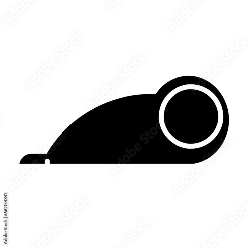 illustration of a snail type x 