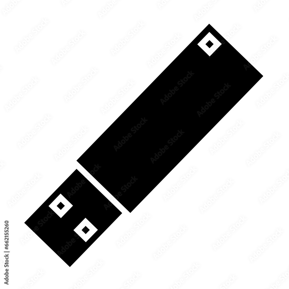 flash disk illustration on black and white flash disk illustration on black and white