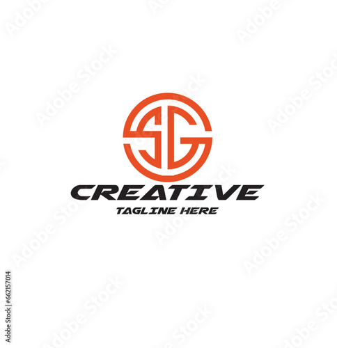 Free Download Alphabet GS SG letter modern monogram style logo vector element. - GFXLoad