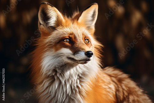 red fox portrait © USAMA