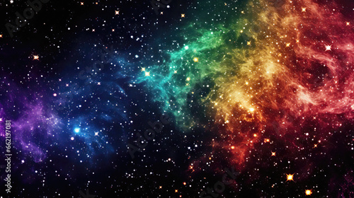 Cosmic space and stars  color cosmic abstract background