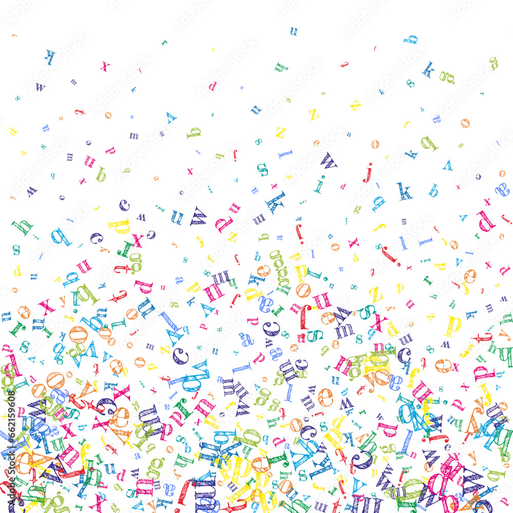 Concept of school background. Colorful childish Concept of school background. Colorful childish