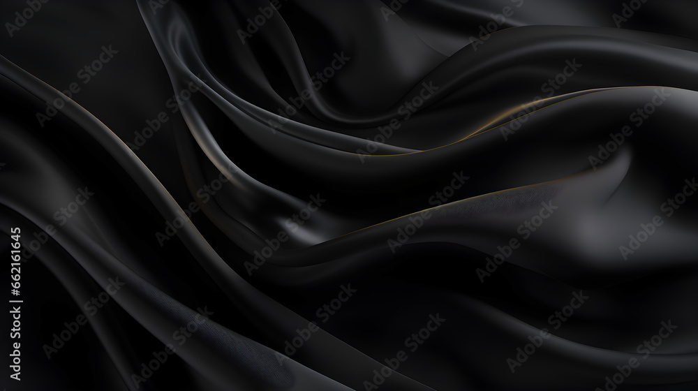 Black Cloth Fabric Backdrop for Object Showcase
