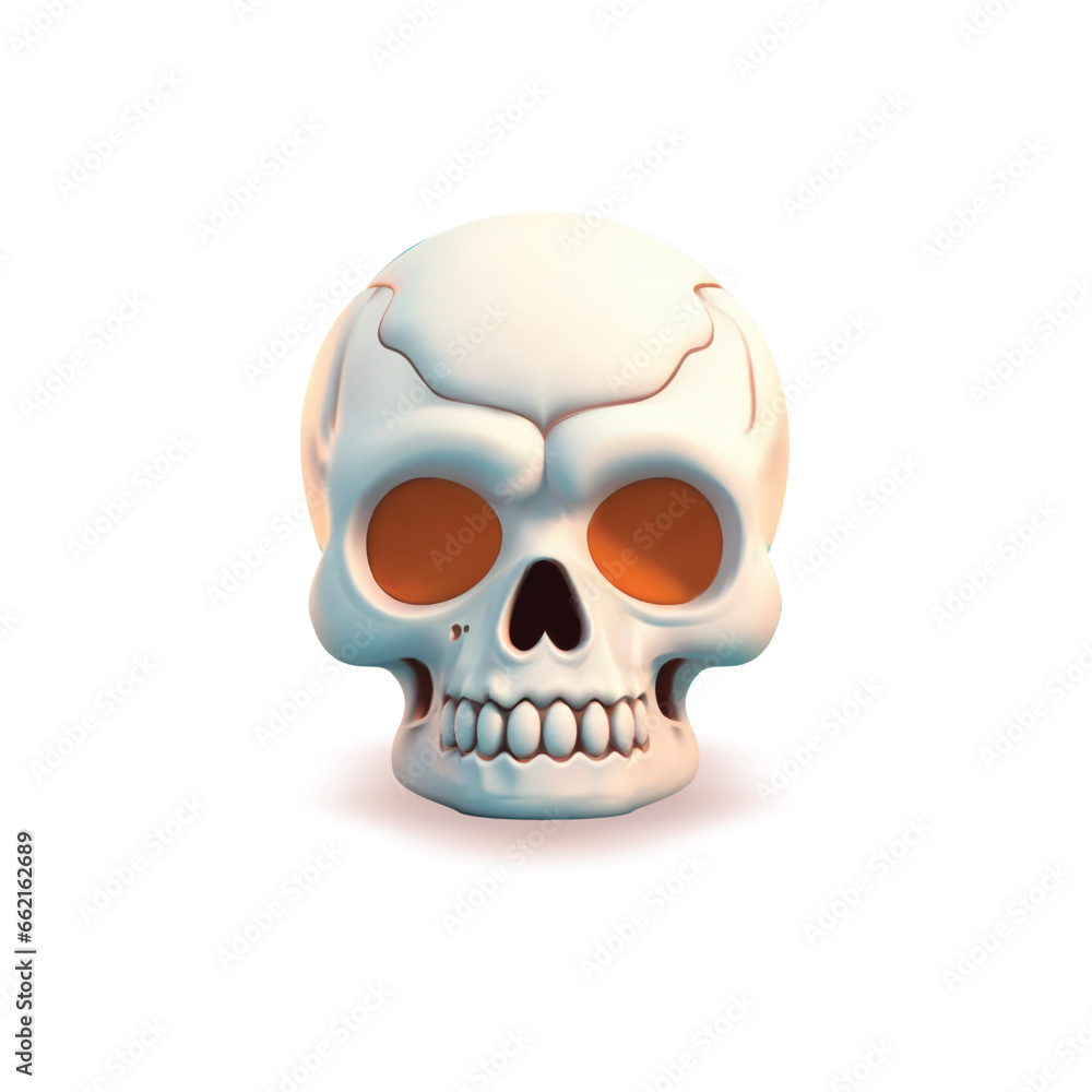 Skull head wearing skullcap gangster design vector Skull head wearing skullcap gangster design vector