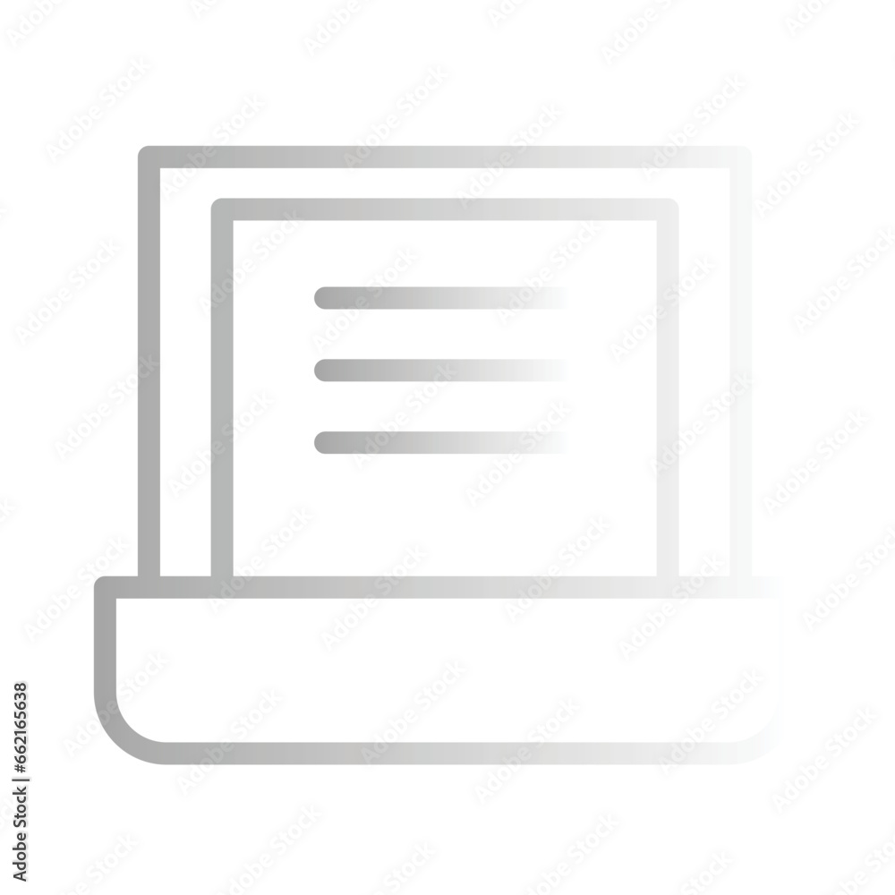 City Computer Technology Gradient Line Icon City Computer Technology Gradient Line Icon