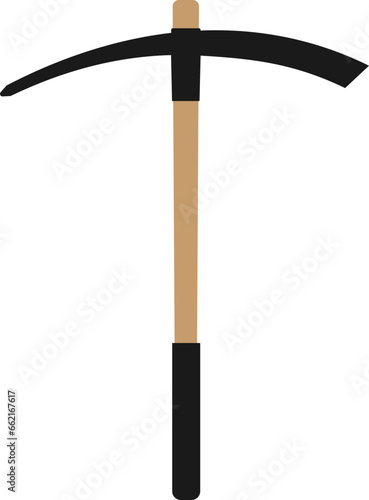 곡괭이 그래픽 일러스트
