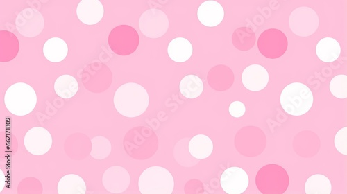 A polka dot pink background for a playful theme