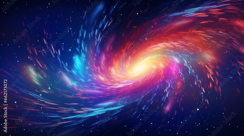 Abstract hyper zoom vortex with cosmic phenomena Abstract hyper zoom vortex with cosmic phenomena