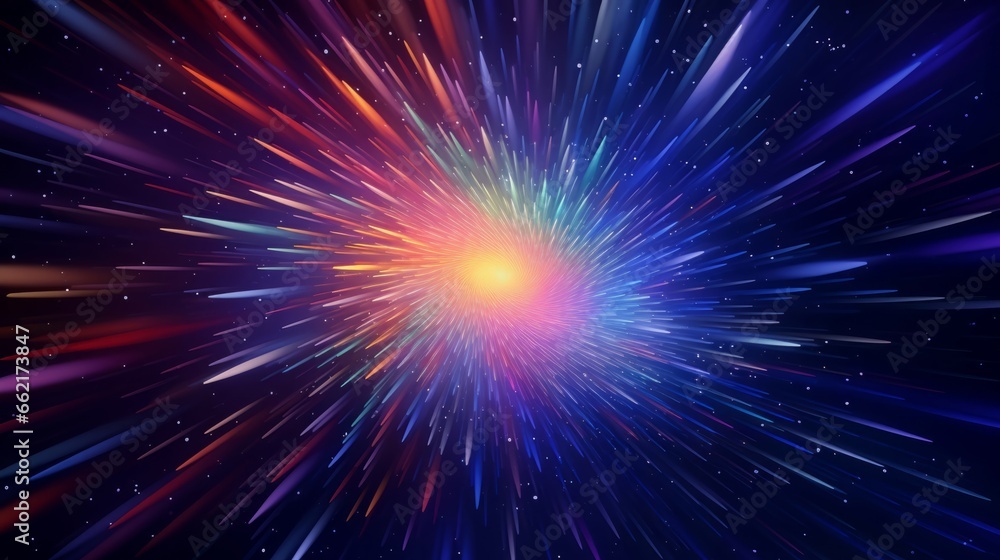 Cosmic hyper zoom illustration with starry patterns Cosmic hyper zoom illustration with starry patterns