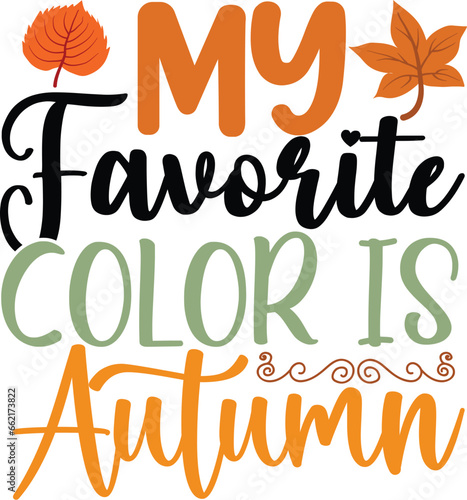 my favorite color is autumn
