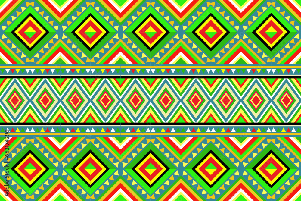 Traditional ethnic fabric pattern, seamless pattern design for textiles, rugs, wallpaper, clothing, sarong, scarf, batik, wrap, embroidery, print, background, vector illustration. thai fabric Traditional ethnic fabric pattern, seamless pattern design for textiles, rugs, wallpaper, clothing, sarong, scarf, batik, wrap, embroidery, print, background, vector illustration. thai fabric
