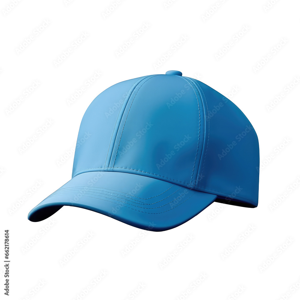Fototapeta premium color baseball cap isolated on white