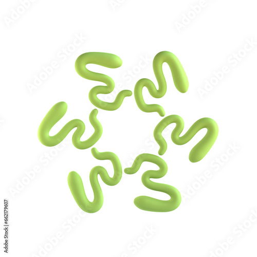 Tableau sur toile Fluid Gear Abstract Shape
