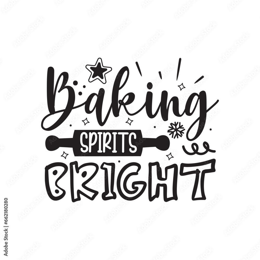 Obraz premium Baking Spirits Bright Vector Design on White Background