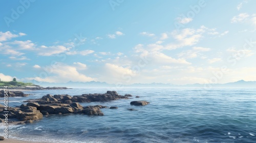 A dreamy, undefined seascape with a touch of nostalgia