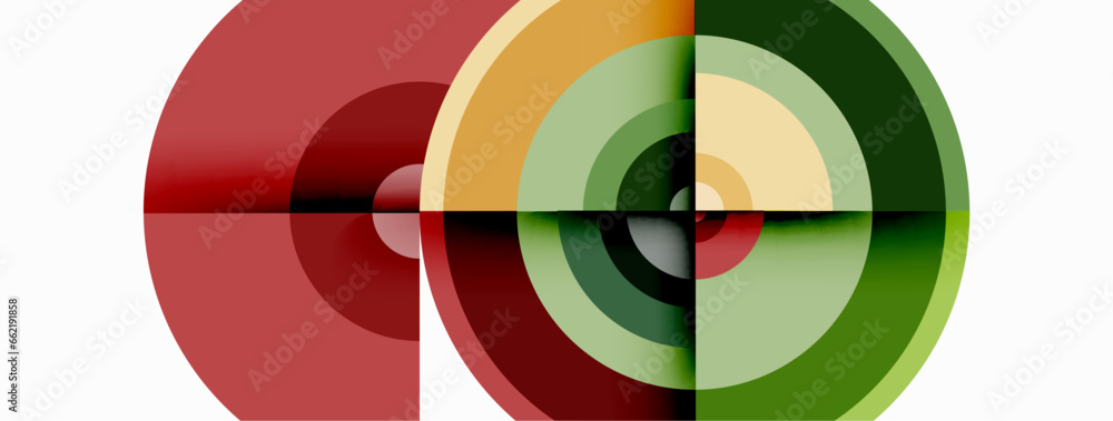 Circles with shadows trendy minimal geometric composition abstract background Circles with shadows trendy minimal geometric composition abstract background