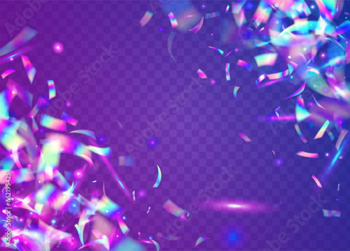 Neon Glare. Cristal Background. Disco Burst. Glitter Art. Light Texture. Shiny Celebrate Backdrop. Digital Foil. Violet Party Effect. Pink Neon Glare