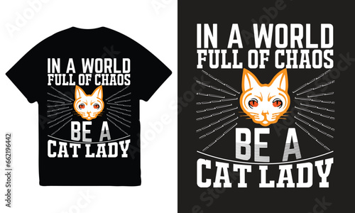 cat vector art t-shirt, cat art, vector t-shirt design