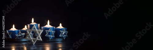 Hanukkah is a Jewish holiday, family religious traditional symbol of Judaism.