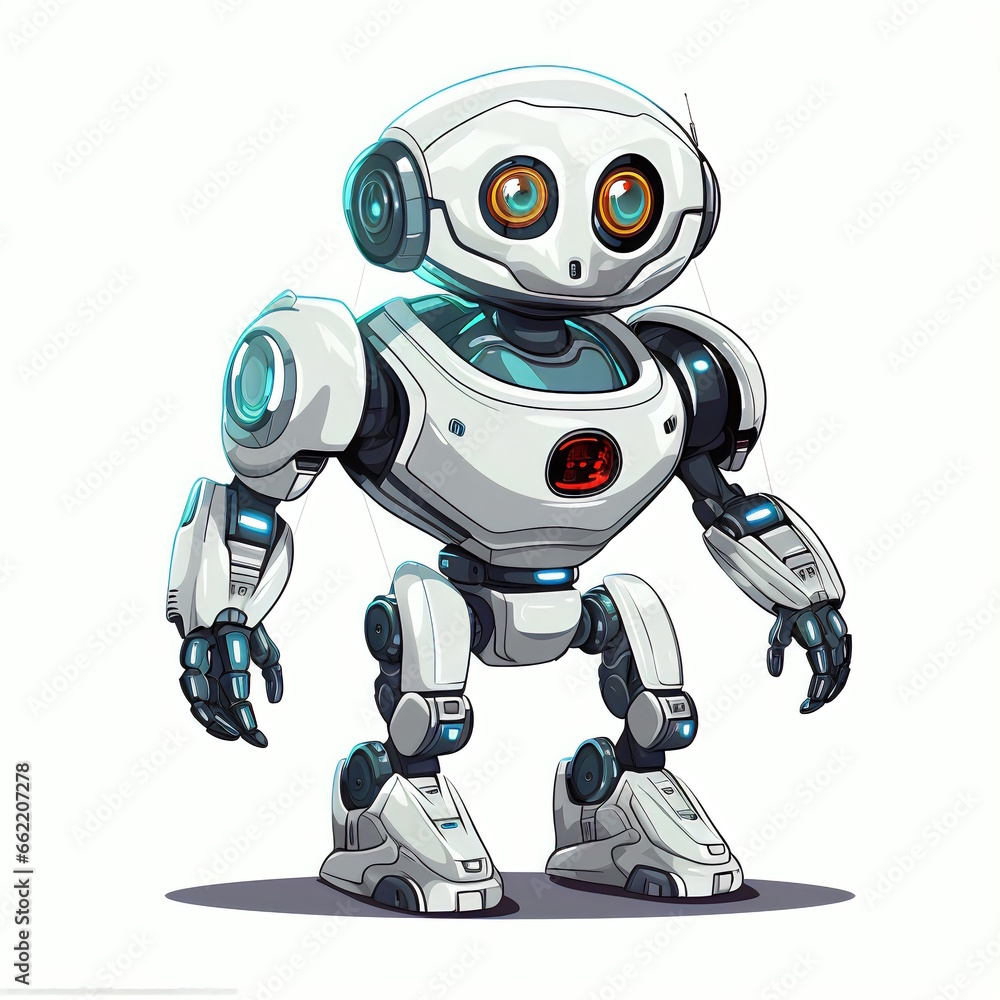 Modern Robot - Vector Illustration Modern Robot - Vector Illustration