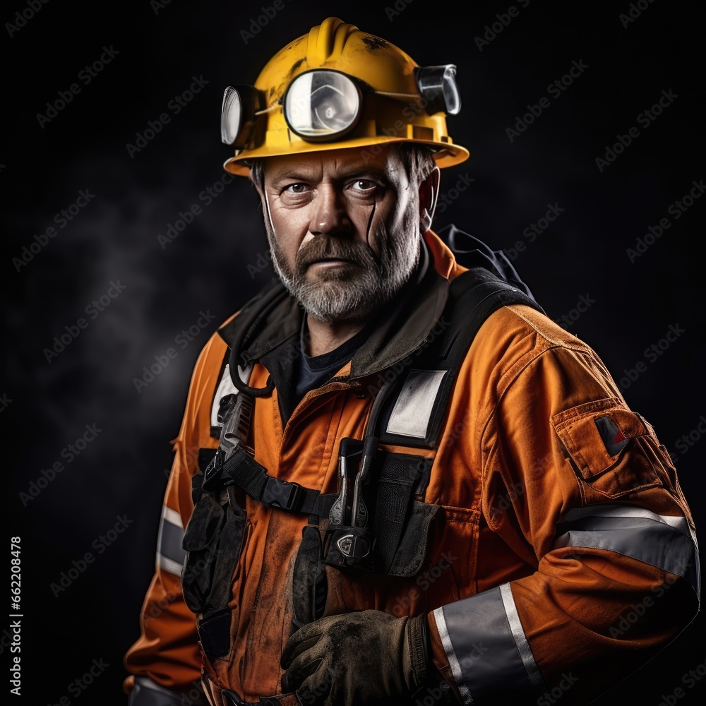 Photograph captures the essence of the profession of Miner Photograph captures the essence of the profession of Miner