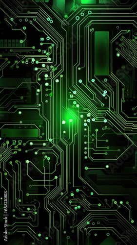 Electronic circuits, green neon light, Software and Web Developer Programming Code, Binary Abstract Computer Script, Program Developing digital background.