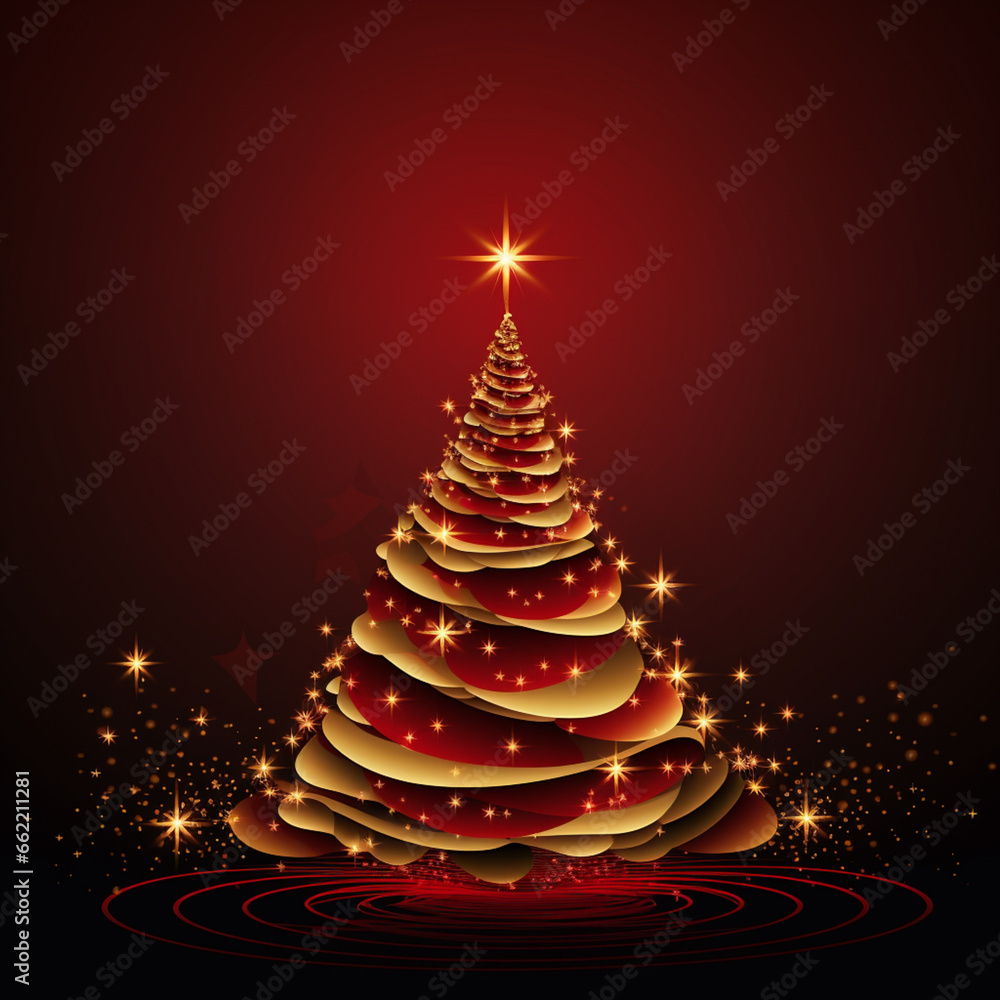 Luxury christmas card with copy space for your design. Christmas background. Illustration. Generative AI Luxury christmas card with copy space for your design. Christmas background. Illustration. Generative AI