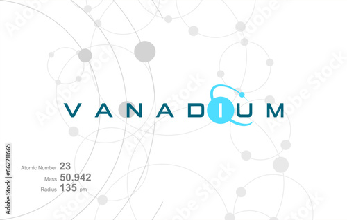 Modern logo design for the word "Sulfur" which belongs to atoms in the atomic periodic system.