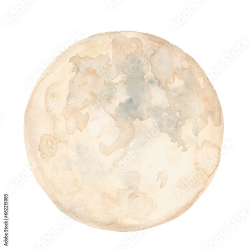 Full yellow sphere moon graphic on transparent background  © Andy