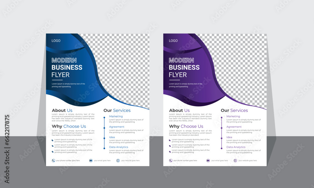 Modern and Creative Professional Unique Business Flyer Template Modern and Creative Professional Unique Business Flyer Template