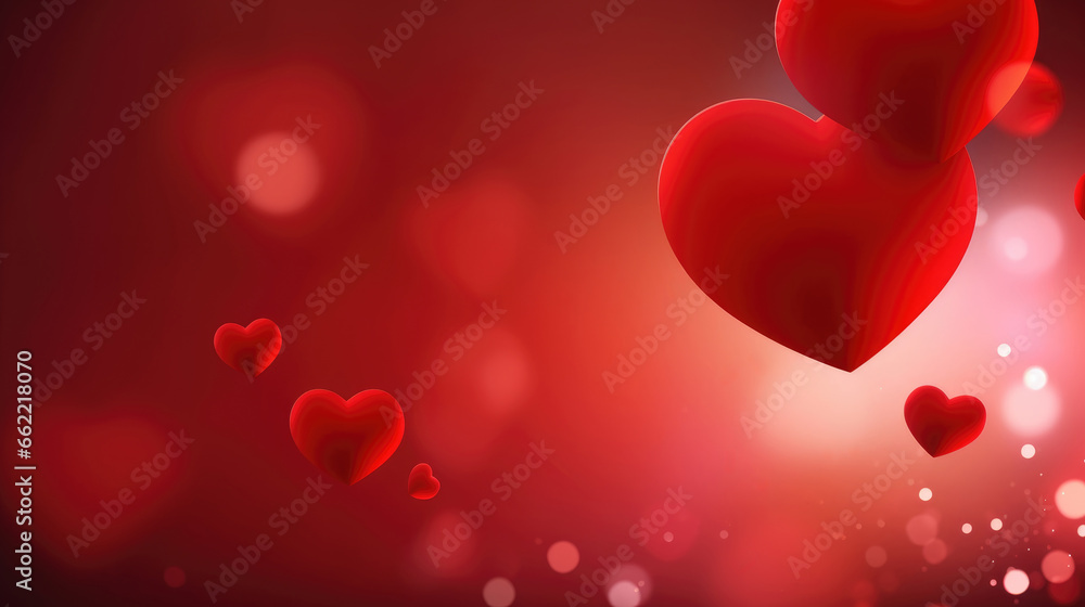 Valentines day background red with hearts. Red romantic background for greeting cards or covers for the holiday of St. Valentine. Festive red background with hearts, sparkles, gradients, neon light Valentines day background red with hearts. Red romantic background for greeting cards or covers for the holiday of St. Valentine. Festive red background with hearts, sparkles, gradients, neon light