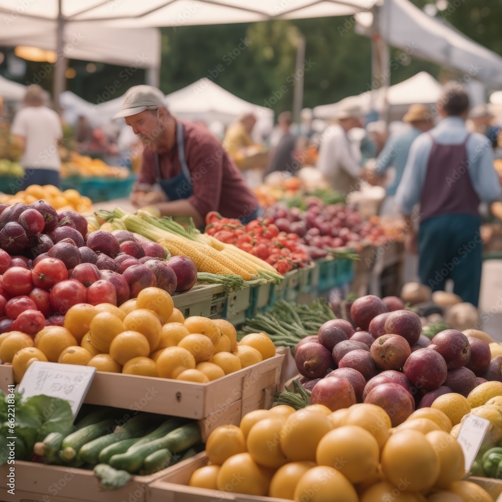 woman at farmers market woman at farmers market farmers at market in summer