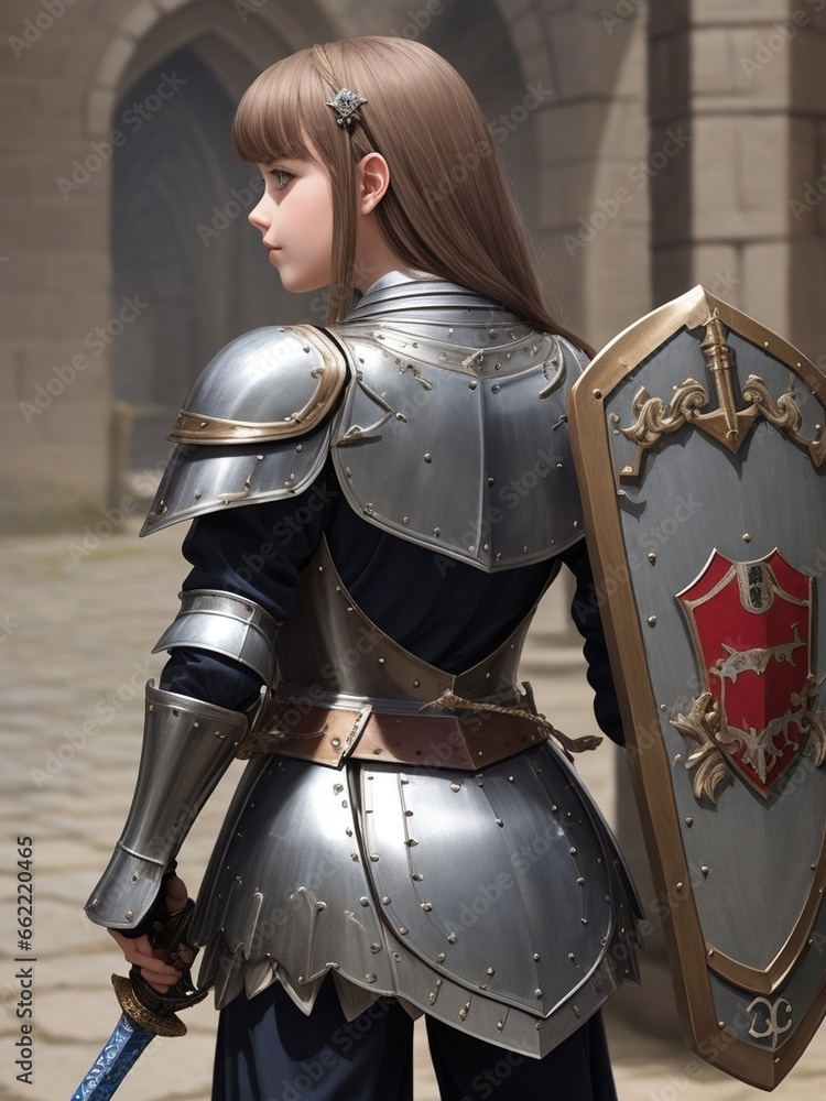 Fototapeta premium knight in armour