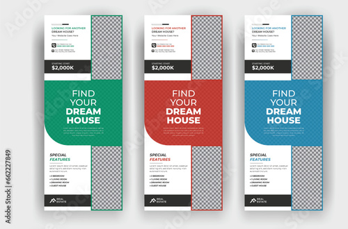 Modern Real state standee banner for your business agency