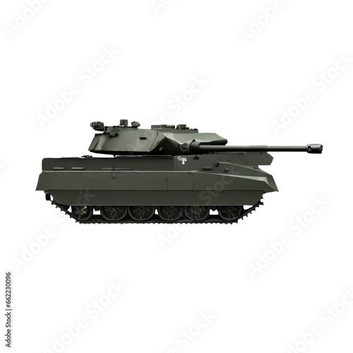military tank on transparent background PNG image