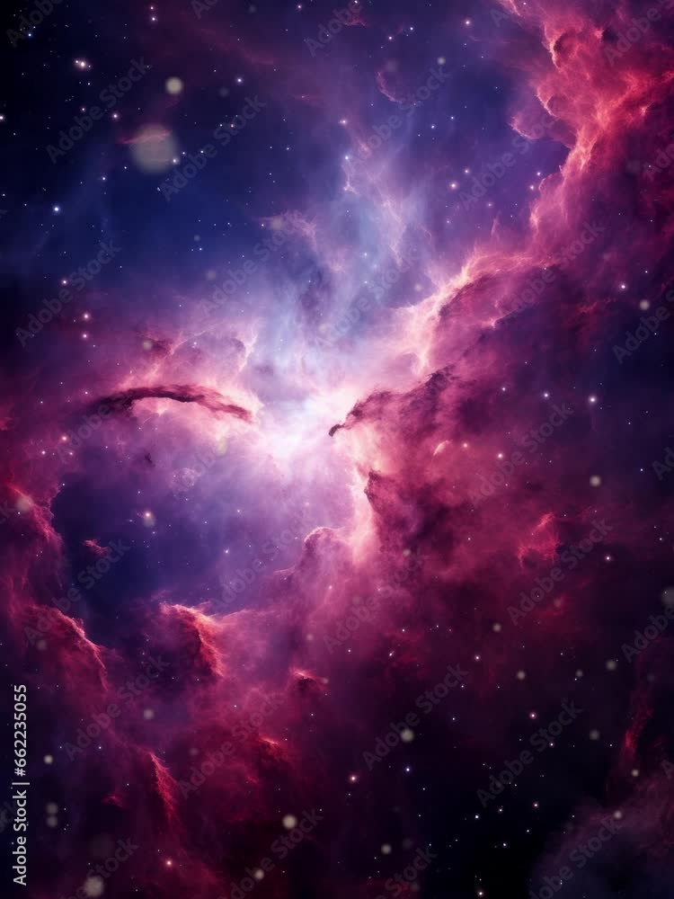 Beautiful travel in deep space among stars and nebulas. Vertical video for business. Beautiful travel in deep space among stars and nebulas. Vertical video for business.