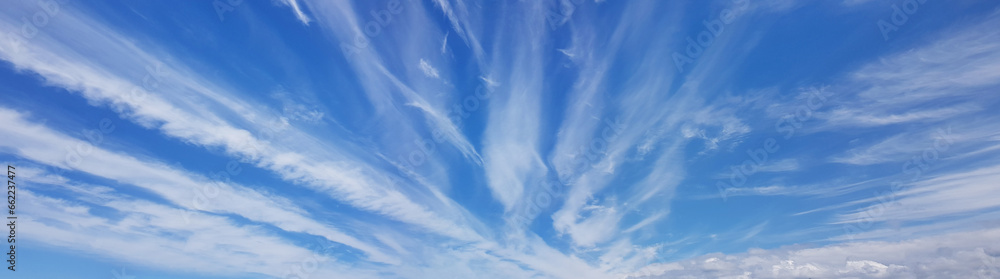 Dinamic blue sky with white cloud, clear nature background Dinamic blue sky with white cloud, clear nature background