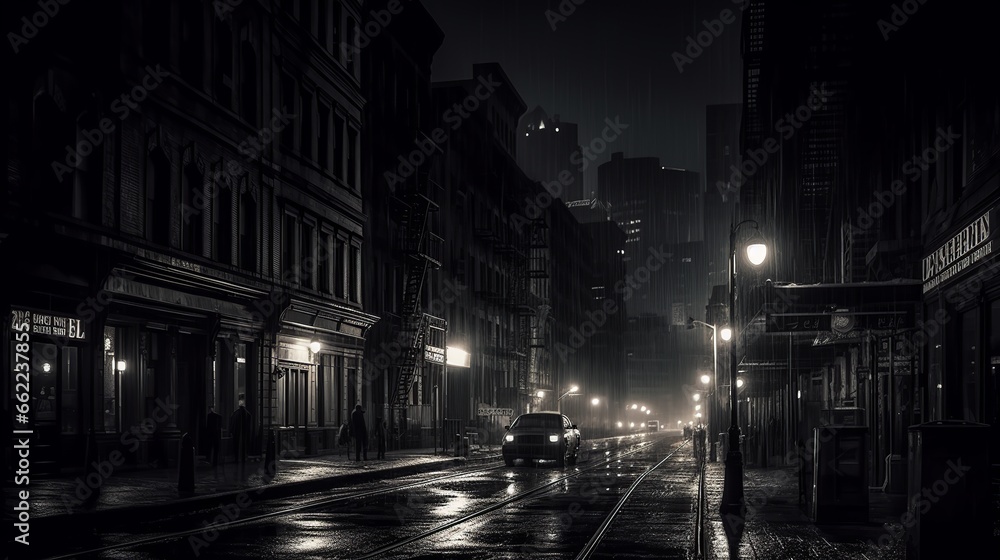 night, street, city, architecture, building, light, lights, europe, dark, town, winter, evening, road, travel, old, christmas, cityscape, urban, italy, house, alley, traffic, generative ai
