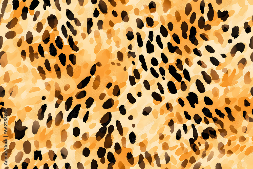 Fototapeta premium Abstract Seamless Cheetah Skin Pattern Background