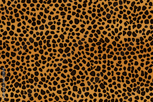 Abstract Seamless Cheetah Skin Pattern Background