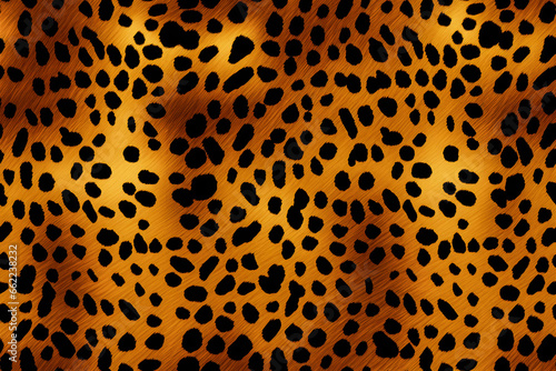 Abstract Seamless Cheetah Skin Pattern Background