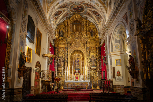 Catedral de Santa María de la Sede, arquitectura de estilo gótico en Sevilla, Andalucía, España. © jjmillan