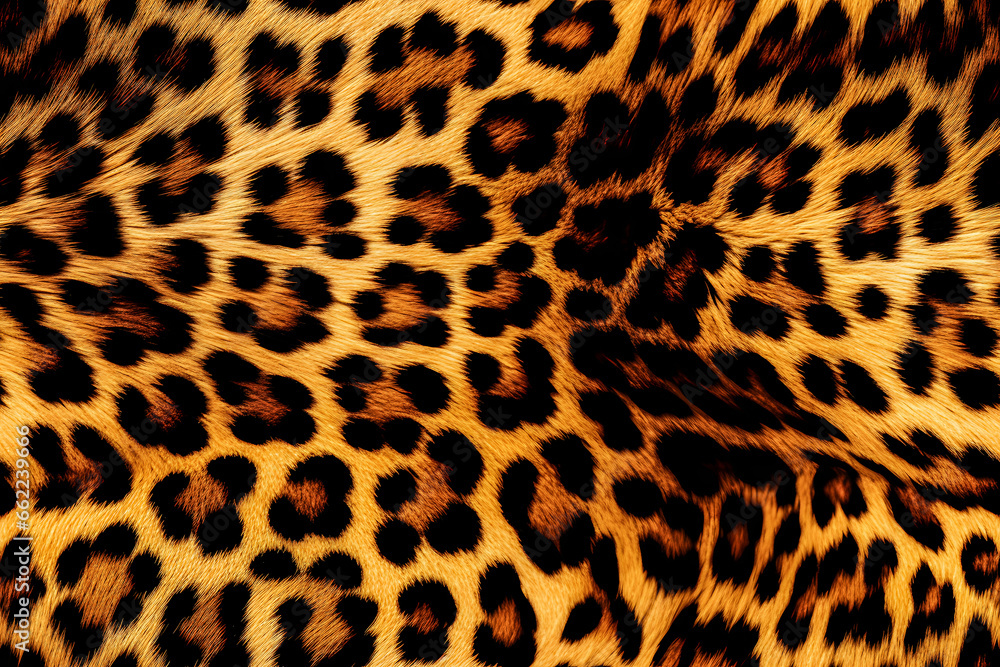 Leopard Jaguar Skin Print Seamless Pattern Background Leopard Jaguar Skin Print Seamless Pattern Background