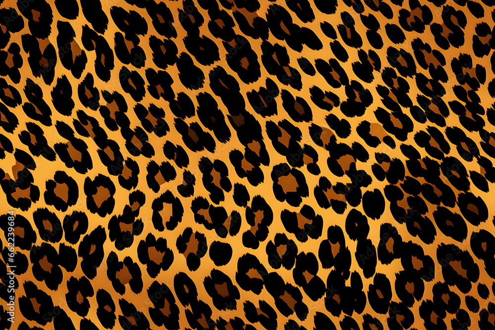 Leopard Jaguar Skin Print Seamless Pattern Background Leopard Jaguar Skin Print Seamless Pattern Background